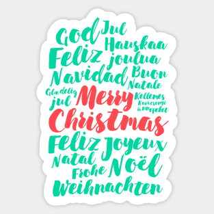 Merry Christmas! Sticker